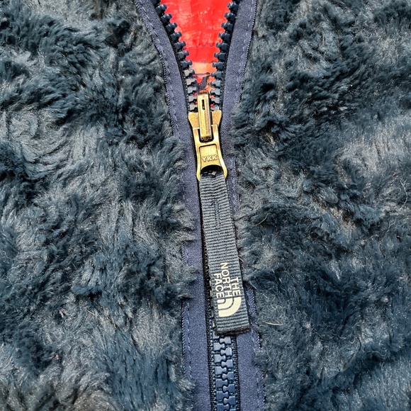 The North Face Girls' Reversible Mossbud Swirl Jacket Teal Size 7/8 - Picture 5 of 9